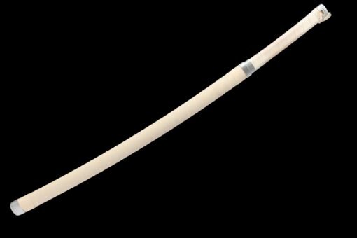 Inosuke Sword ：Wooden Anime Sword White Handle And White Scabbard For Inosuke Hashibira0002