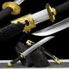 53cm Handmade KatanaBlack scabbard and black handle,High Quality Blade,Carbon Steel,Collectible Short Sword,Samurai Sword,Not sharp