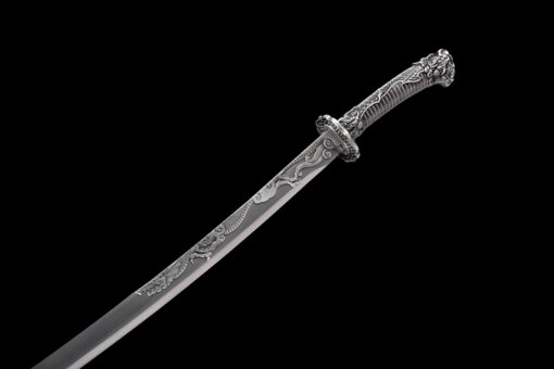 Handmade Katana Black scabbard and Black scabbard, High manganese steel, High Quality Blade,Fighting Master, Collectible Sword, Not sharp (12)