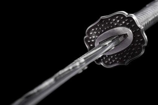 Handmade Katana Black scabbard and Black scabbard, High manganese steel, High Quality Blade,Fighting Master, Collectible Sword, Not sharp (13)
