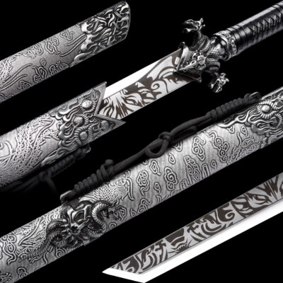 Handmade Katana Grey scabbard 1