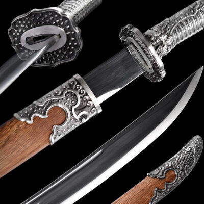 Handmade Katana Solid wood scabbard and alloy handle, High manganese steel,Traditional Style, Collectible Sword, Not sharp (1)