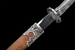 Handmade Katana Solid wood scabbard and alloy handle, High manganese steel,Traditional Style, Collectible Sword, Not sharp (15)