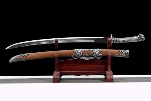 Handmade Katana Solid wood scabbard and alloy handle, High manganese steel,Traditional Style, Collectible Sword, Not sharp (3)