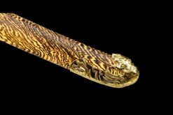Handmade SwordYellow Striped Scabbard And Golden Handle,Collectible Sword,Manganese Steel,High Quality Blade,Not sharp (8)