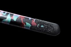 dark soul tactical xiu chun dao black roasted manganese steel camouflage leather saya 06