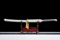 fu hu silver tiger xiu chun dao blue roasted manganese steel phoenix tail silver saya 04