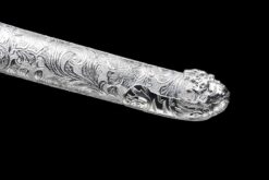 fu hu silver tiger xiu chun dao blue roasted manganese steel phoenix tail silver saya 06