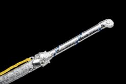 fu hu silver tiger xiu chun dao blue roasted manganese steel phoenix tail silver saya 09