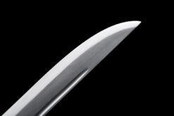 hell dragon iron lock distressed manganese steel tang dao blue leather saya bronze dragon pommel battle ready 09