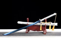 silver phoenix dance xiu chun dao blue roasted manganese steel silver phoenix tail saya 01