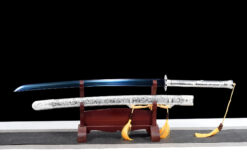 silver phoenix dance xiu chun dao blue roasted manganese steel silver phoenix tail saya 03