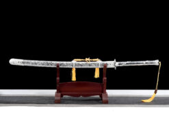 silver phoenix dance xiu chun dao blue roasted manganese steel silver phoenix tail saya 04