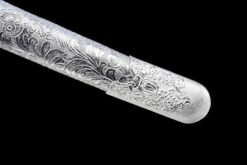 silver phoenix dance xiu chun dao blue roasted manganese steel silver phoenix tail saya 06