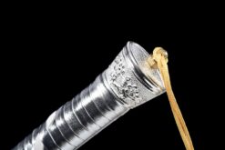 silver phoenix dance xiu chun dao blue roasted manganese steel silver phoenix tail saya 08