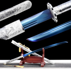 silver phoenix dance xiu chun dao blue roasted manganese steel silver phoenix tail saya main