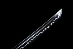 the black widow hand forged spring steel katana gold web pattern saya battle ready 19