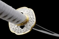 the frozen star hand forged 9610 spring steel katana galaxy blue saya battle ready 04