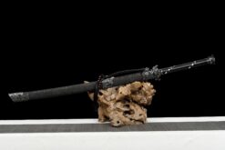 black moon engraved high manganese steel tang dao dragon scale leather saya battle ready 03