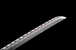 dragon scale tactical xiuchun dao silver etched blade battle ready spring steel 12