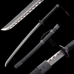 dragon scale tactical xiuchun dao silver etched blade battle ready spring steel main