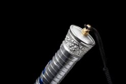 lightning flash blue lightning motif manganese steel xiuchun dao battle ready 10