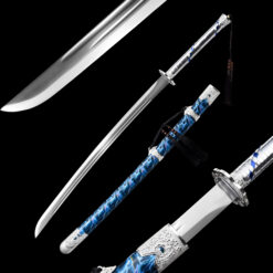lightning flash blue lightning motif manganese steel xiuchun dao battle ready main