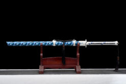 thunder strike high performance manganese steel xiuchun dao blue lightning pattern battle ready 02