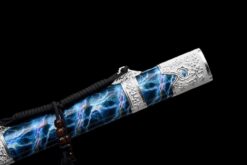 thunder strike high performance manganese steel xiuchun dao blue lightning pattern battle ready 07