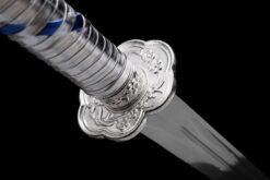 thunder strike high performance manganese steel xiuchun dao blue lightning pattern battle ready 09