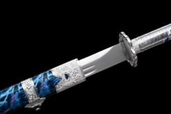 thunder strike high performance manganese steel xiuchun dao blue lightning pattern battle ready 11