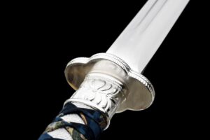 azure dragons soul high manganese steel tang dao silver dragon fittings battle ready 07
