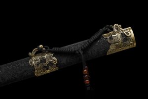 lingzong hand forged manganese steel tang dao thunder god fittings double bo hi 04