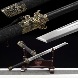 lingzong hand forged manganese steel tang dao thunder god fittings double bo hi main