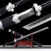 dark night hand forged high performance spring steel tang dao blackout tactical battle ready main